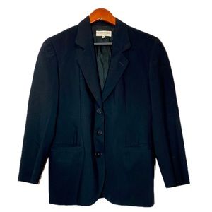 Giorgio Armani Classico Women’s Black Silk Blazer Sz 6 EU 40